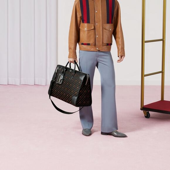 NWT LIMITED EDITION SOLD OUT! GUCCI INTERLOCKING LARGE DUFFLE BAG - Picture 8 of 8